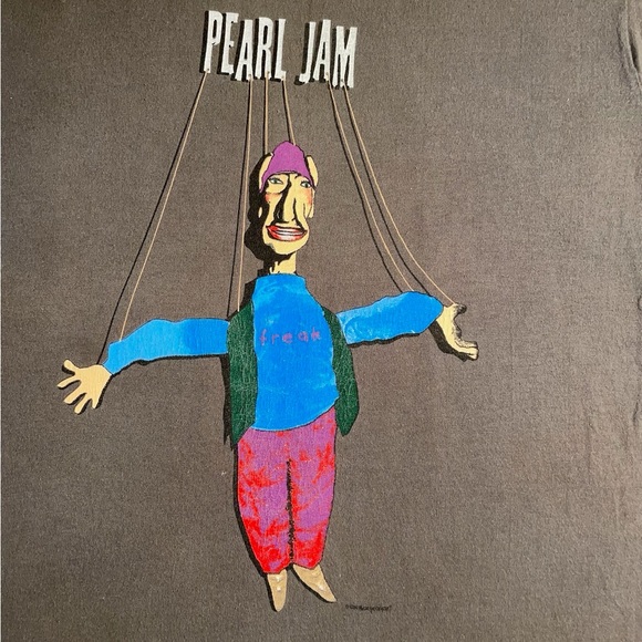 Pearl Jam Freak Vintage 1993 T-shirt - Picture 2 of 8